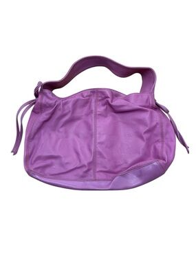 Women’s Vintage Liz Claiborne Pink Leather Shoulder Bag Y2K